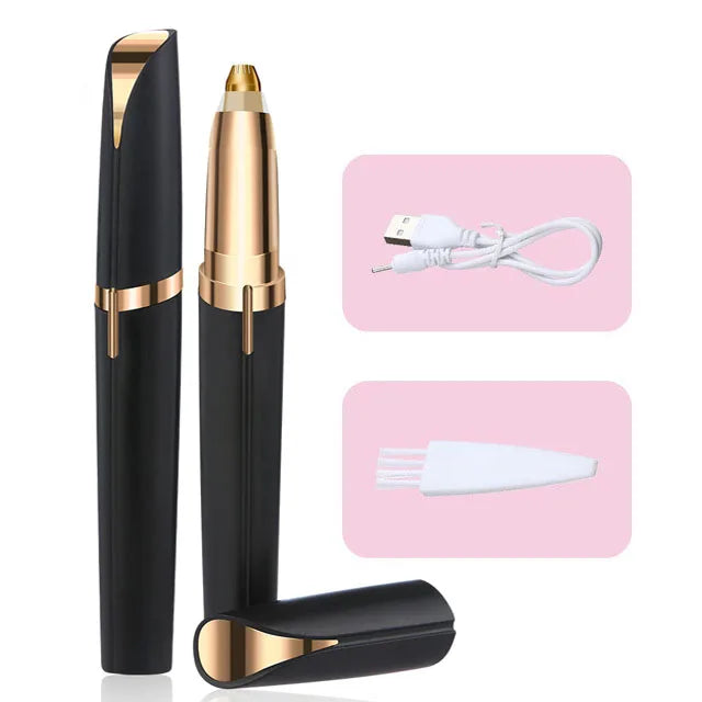 Appareil électrique pour sourcils de couleur noire