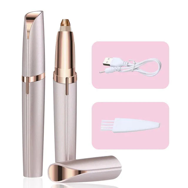 Appareil électrique pour sourcils de couleur or