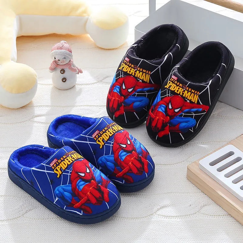 Pantoufles en coton imprimés Spiderman