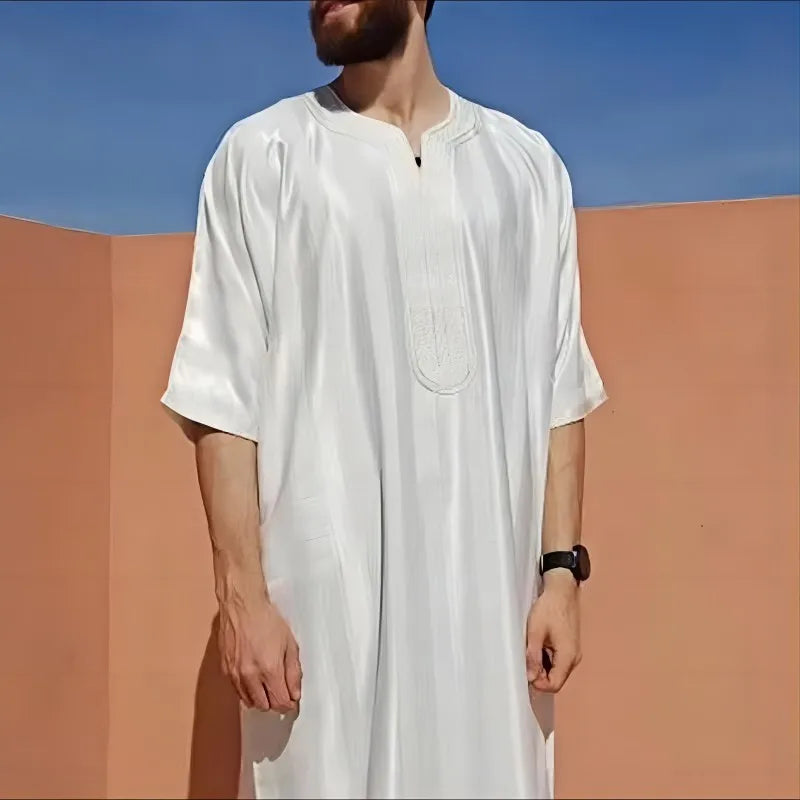 Abaya blanche pour hommes