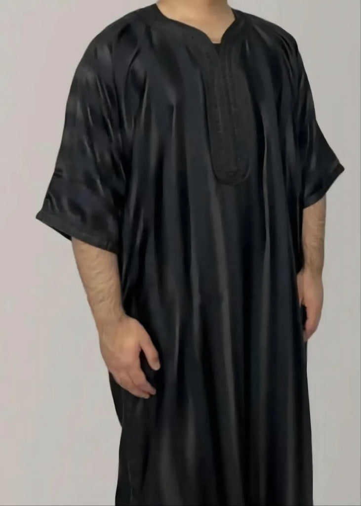 Abaya noire pour hommes