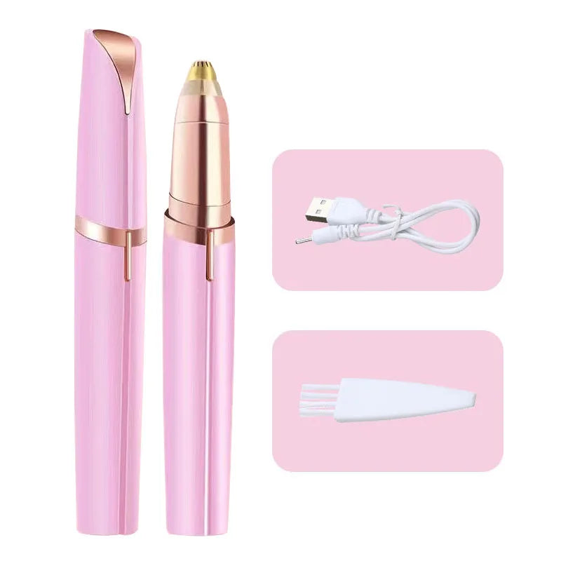 Appareil électrique pour sourcils de couleur rose