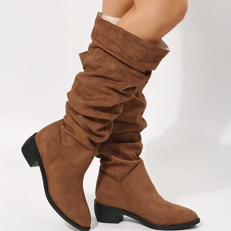 Bottes marrons pour dames