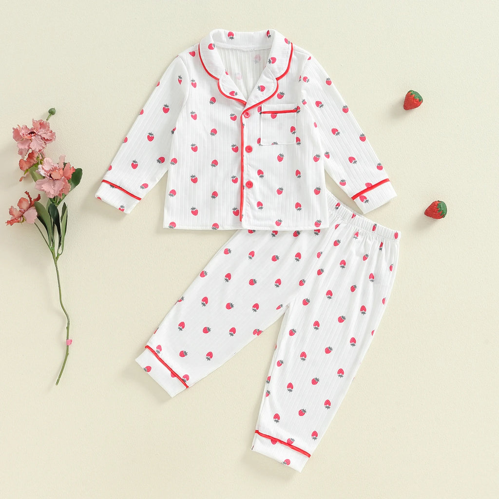 Ensemble de pyjama pour bébé fille et enfant en bas âge