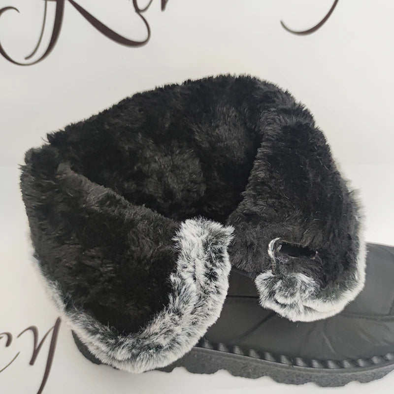 Intérieur bottes chaudes fourrure