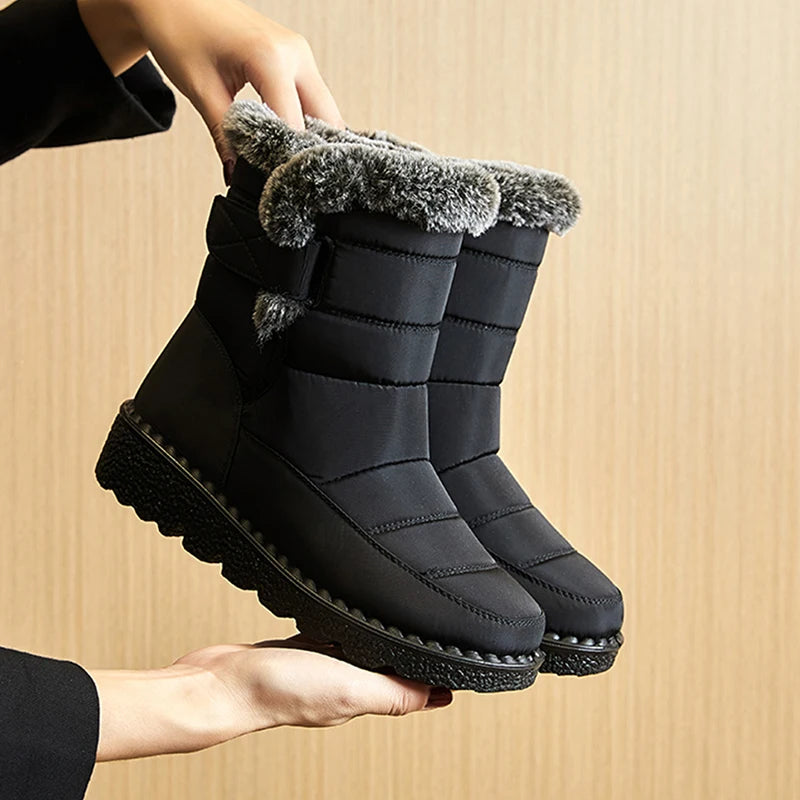 Bottes chaudes avec fourrure