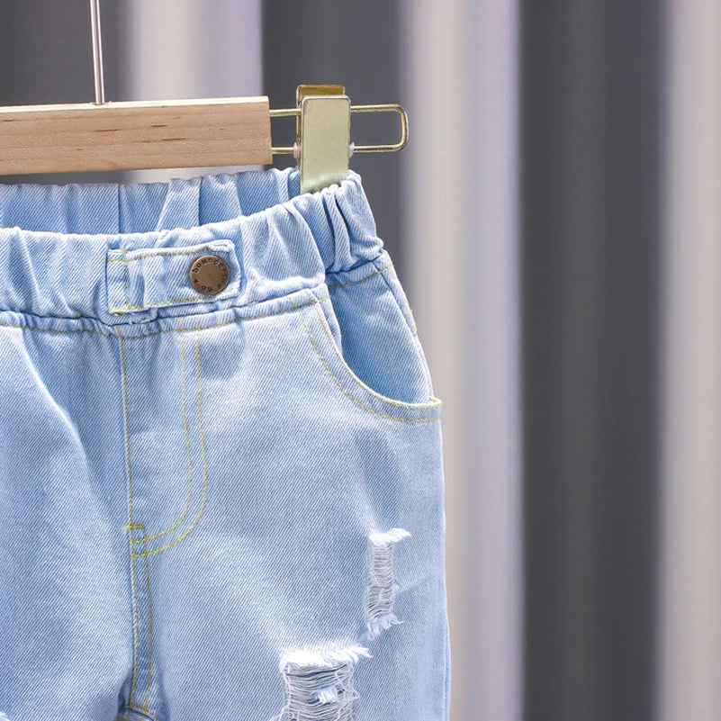 Bouton Pantalon garçon décontracté