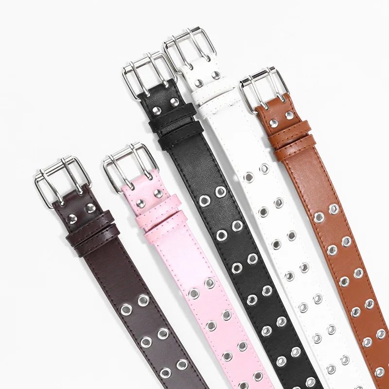 Ceinture Punk en cuir pour enfants tous coloris