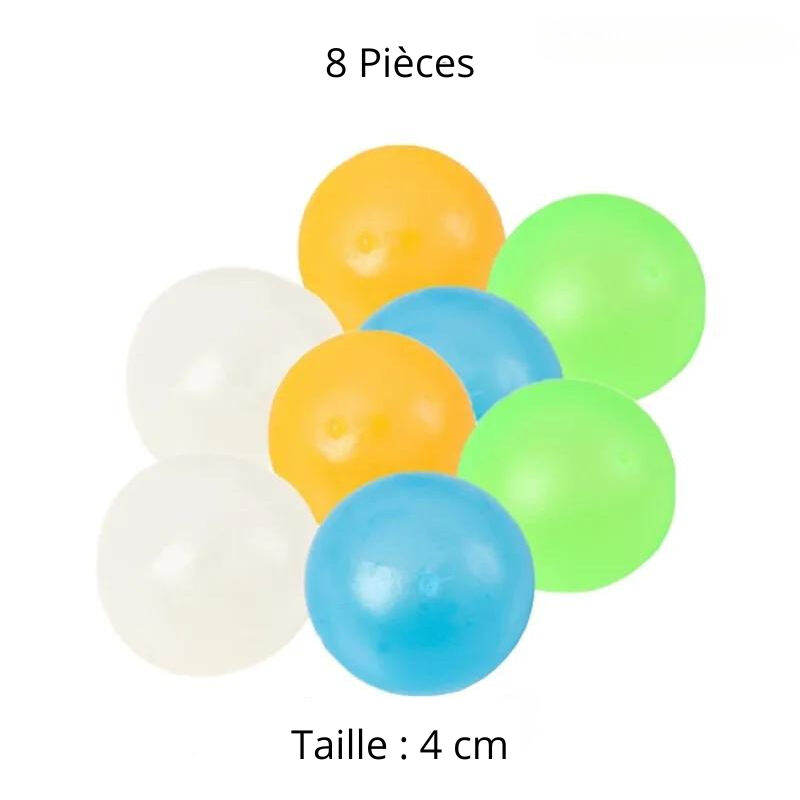 Tailles balles lumineuses