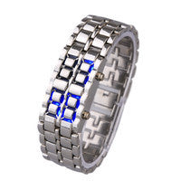 Montre du futur à lumière bleue